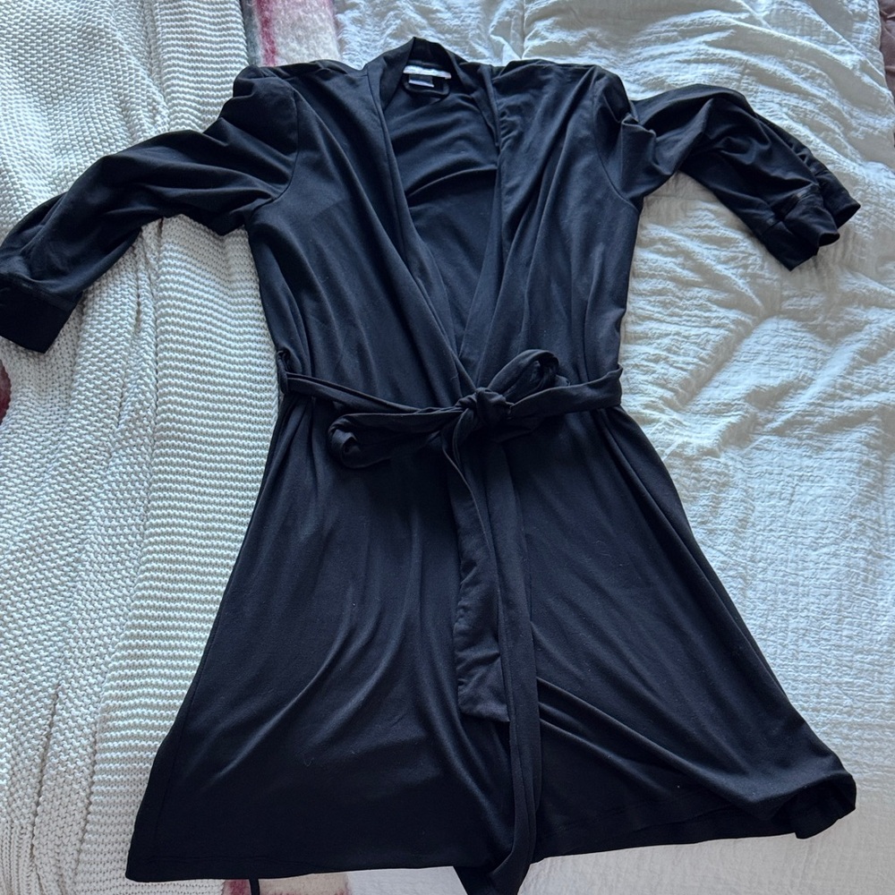 Linea Donatella Black Women's Robe